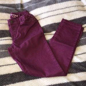 cat & jack burgundy jeggings !!